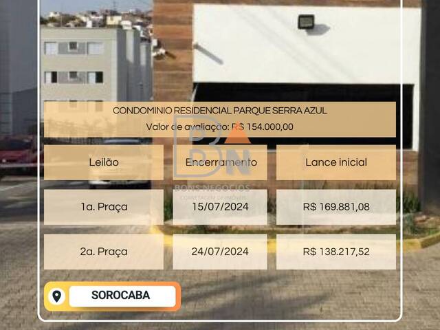 #21 - Apartamento para Venda em Sorocaba - SP