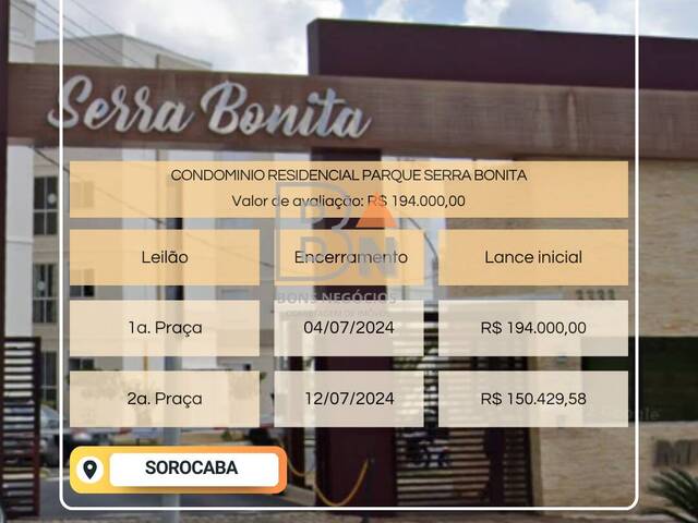 #29 - Apartamento para Venda em Sorocaba - SP - 1